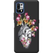 Чехол со стразами Umidigi Power 5 Heart