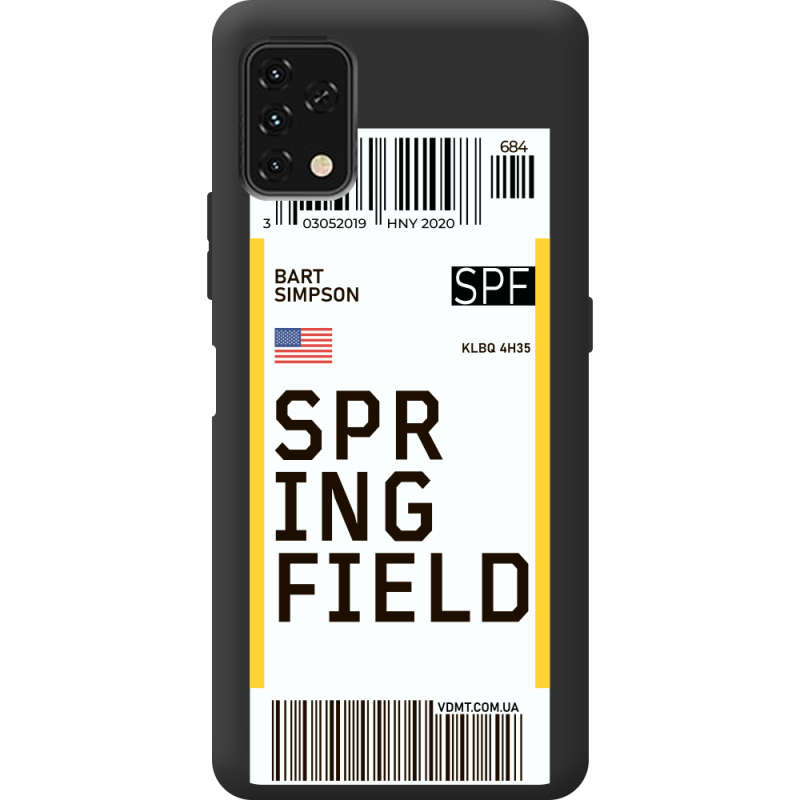 Прозрачный чехол BoxFace Umidigi Power 5S Ticket Springfield