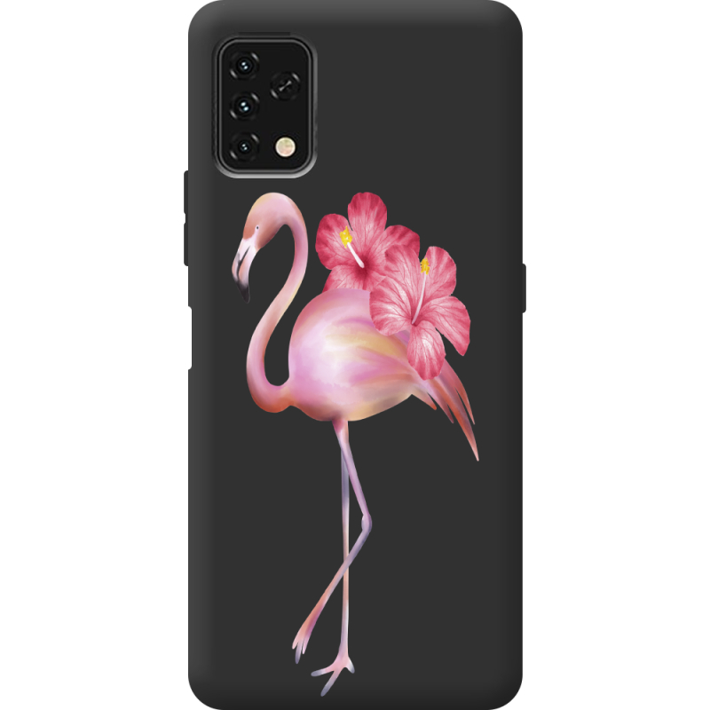Прозрачный чехол BoxFace Umidigi Power 5S Floral Flamingo