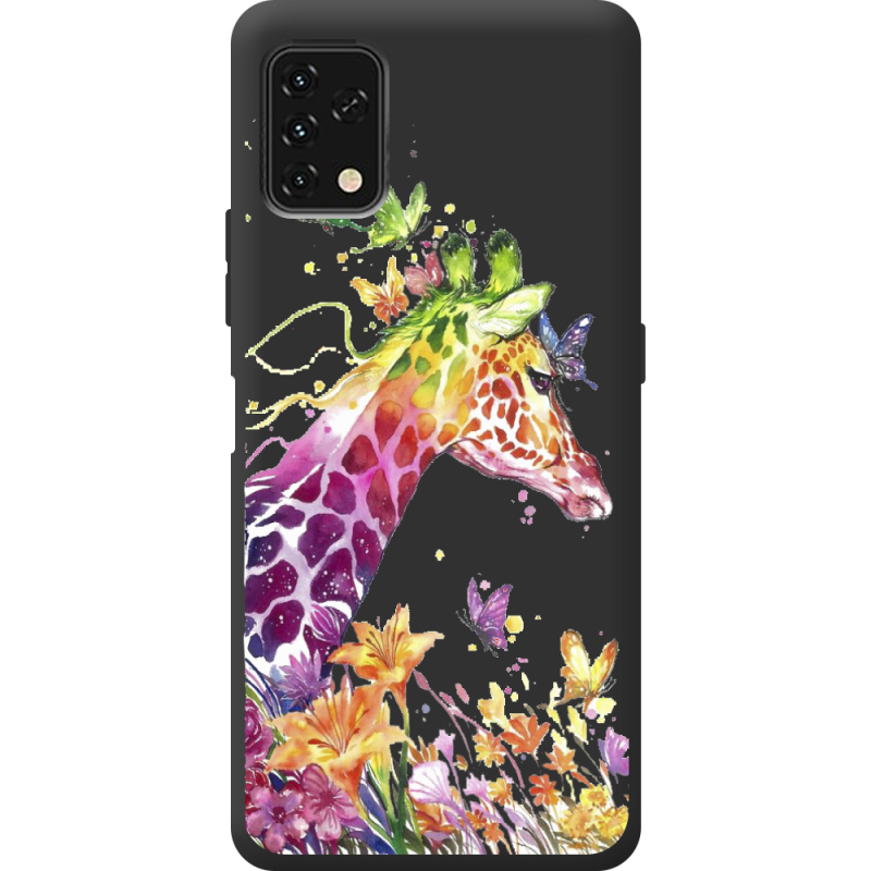 Прозрачный чехол BoxFace Umidigi Power 5S Colorful Giraffe