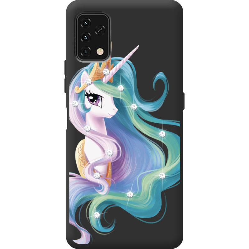 Чехол со стразами Umidigi Power 5S Unicorn Queen