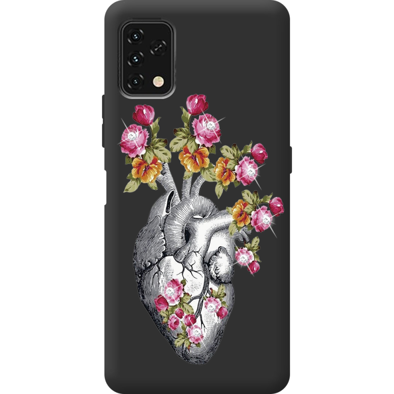 Чехол со стразами Umidigi Power 5S Heart