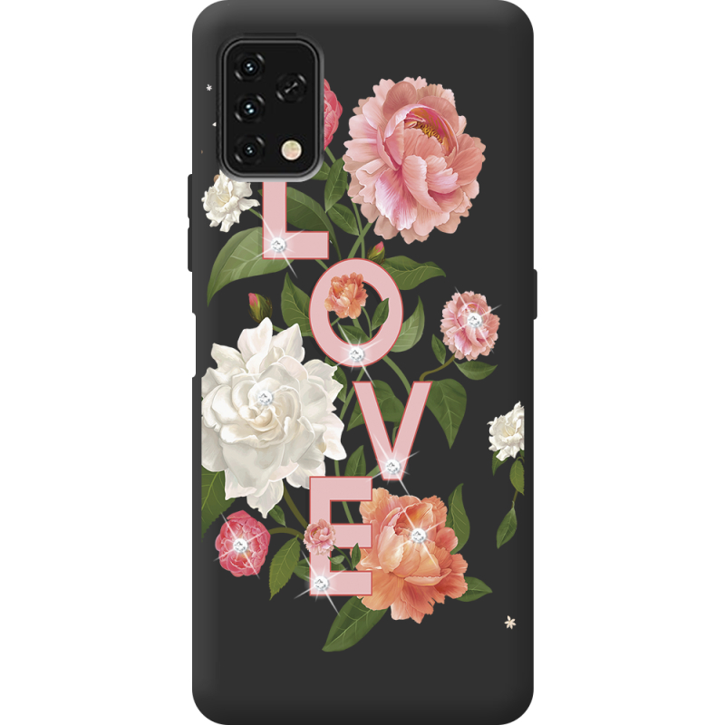 Чехол со стразами Umidigi Power 5S Love