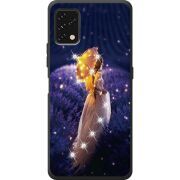 Чехол со стразами Umidigi Power 5S Girl with Umbrella