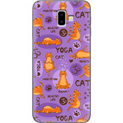 Чехол Uprint Samsung J610 Galaxy J6 Plus 2018 Yoga Cat