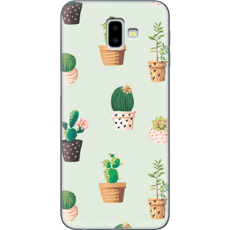 Чехол Uprint Samsung J610 Galaxy J6 Plus 2018 L-green Cacti