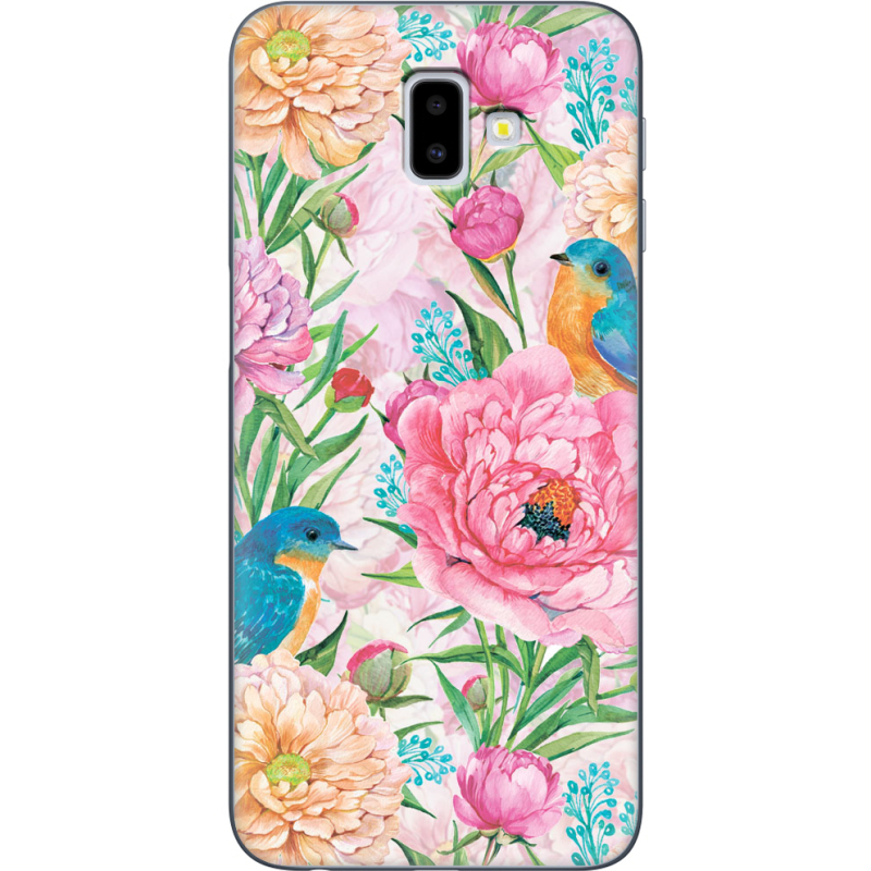 Чехол Uprint Samsung J610 Galaxy J6 Plus 2018 Birds in Flowers