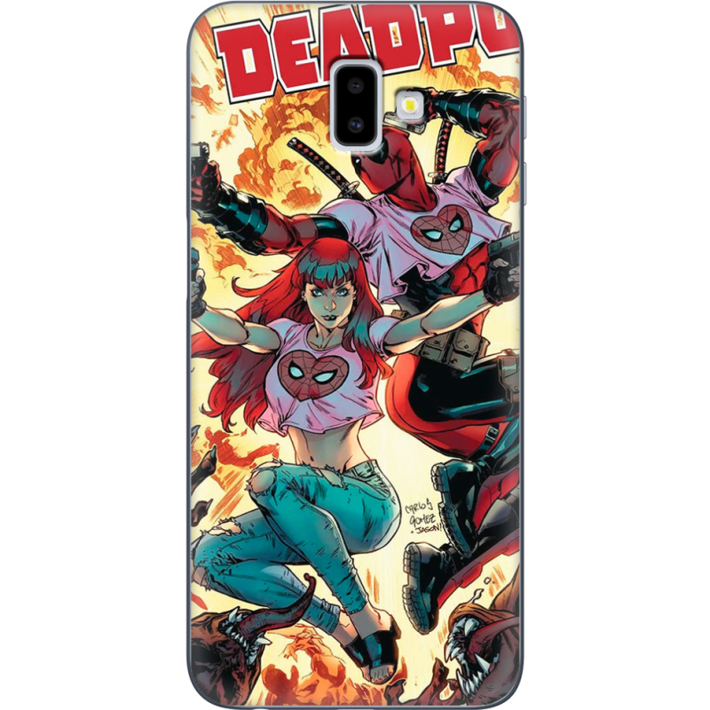 Чехол Uprint Samsung J610 Galaxy J6 Plus 2018 Deadpool and Mary Jane