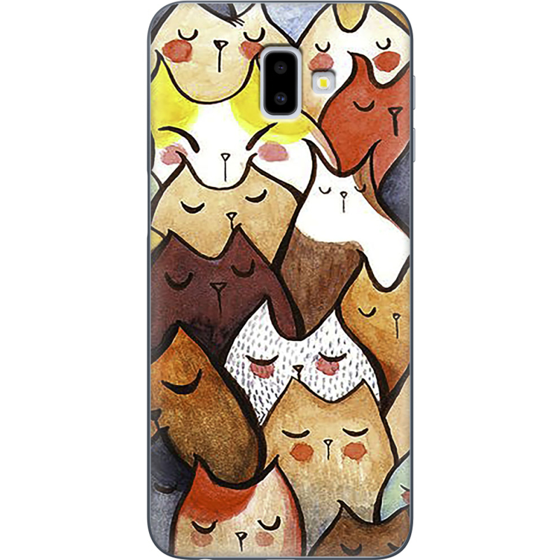 Чехол Uprint Samsung J610 Galaxy J6 Plus 2018 Sleepy Cats