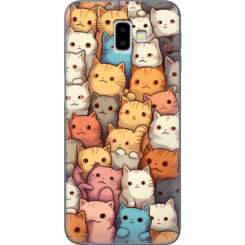 Чехол Uprint Samsung J610 Galaxy J6 Plus 2018 Котики муркотики
