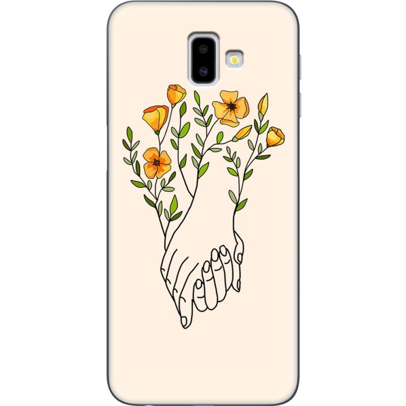 Чехол Uprint Samsung J610 Galaxy J6 Plus 2018 Flower Hands