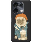 Прозрачный чехол BoxFace Umidigi G9 5G Dog Coffeeman