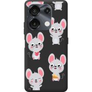 Прозрачный чехол BoxFace Umidigi G9 5G с 3D-глазками Mouse