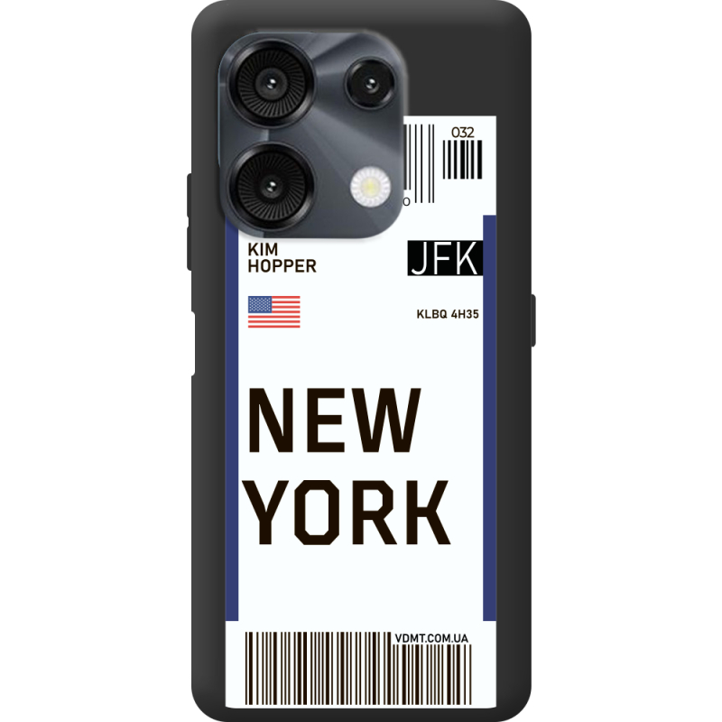 Прозрачный чехол BoxFace Umidigi G9 5G Ticket New York