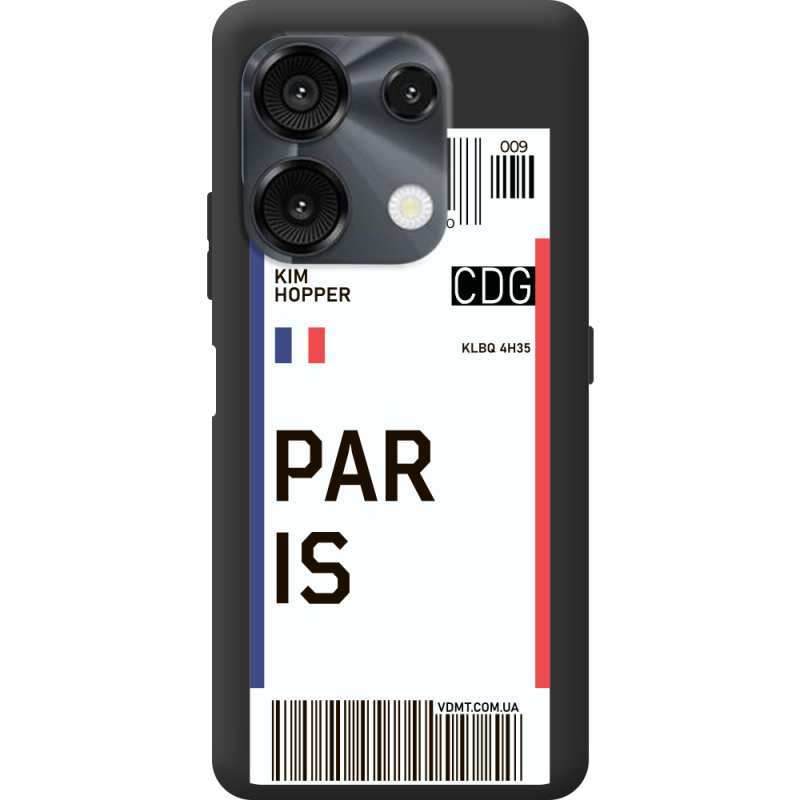 Прозрачный чехол BoxFace Umidigi G9 5G Ticket Paris