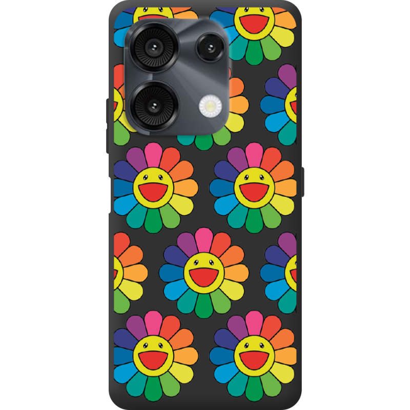 Прозрачный чехол BoxFace Umidigi G9 5G Hippie Flowers