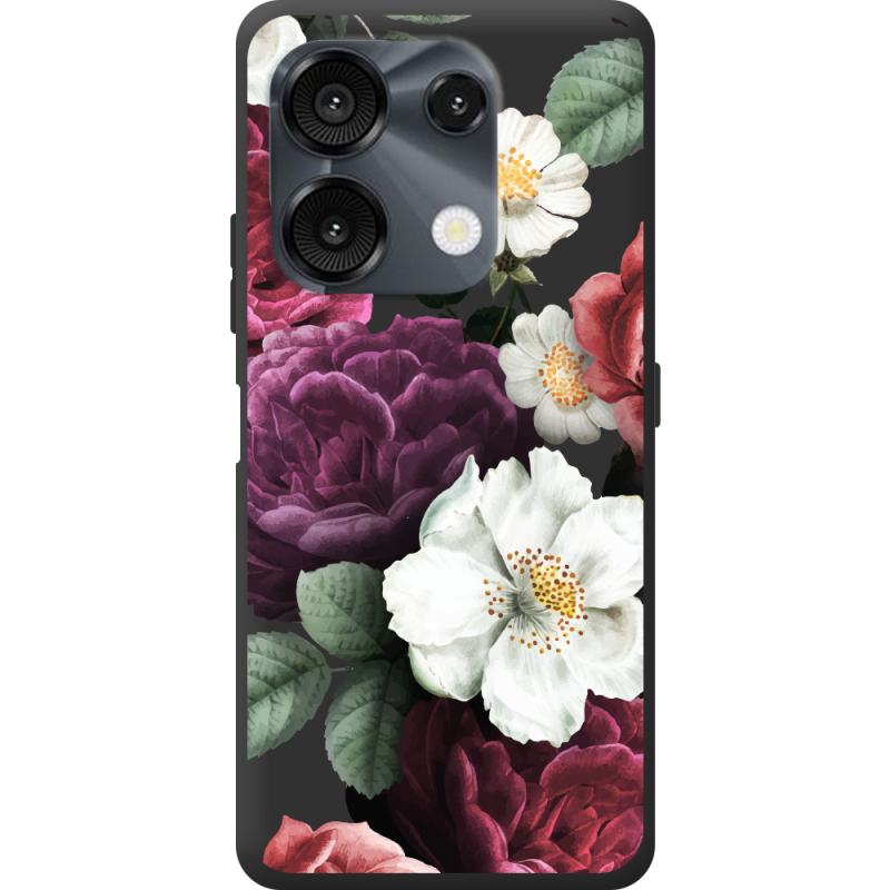 Прозрачный чехол BoxFace Umidigi G9 5G Floral Dark Dreams