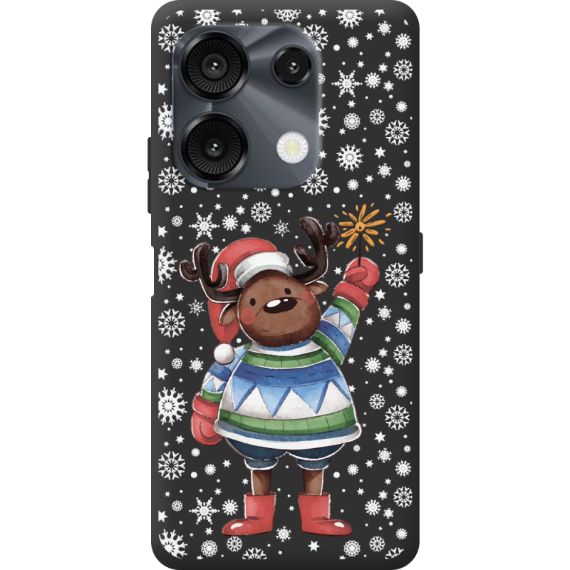 Прозрачный чехол BoxFace Umidigi G9 5G Christmas Deer with Snow