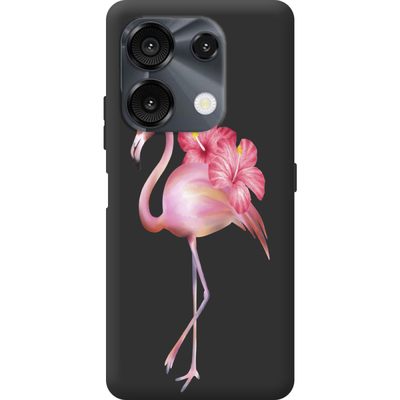 Прозрачный чехол BoxFace Umidigi G9 5G Floral Flamingo