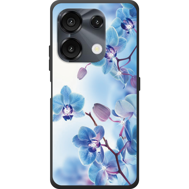 Чехол со стразами Umidigi G9 5G Orchids