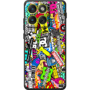 Чохол BoxFace Moto Edge 70 Multicolored Inscriptions