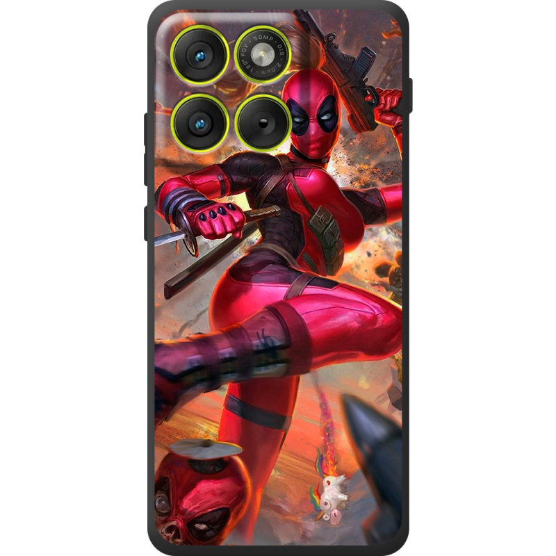 Чохол BoxFace Moto Edge 70 Woman Deadpool