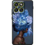 Чохол BoxFace Moto Edge 70 Exquisite Blue Flowers