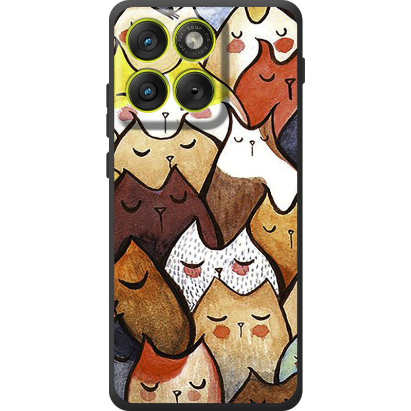 Чохол BoxFace Moto Edge 70 Sleepy Cats