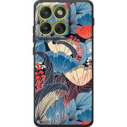 Чохол BoxFace Moto Edge 70 Blue Herb