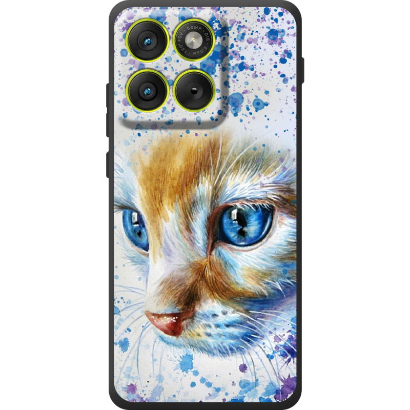 Чохол BoxFace Moto Edge 70 Голубоглазый Кот