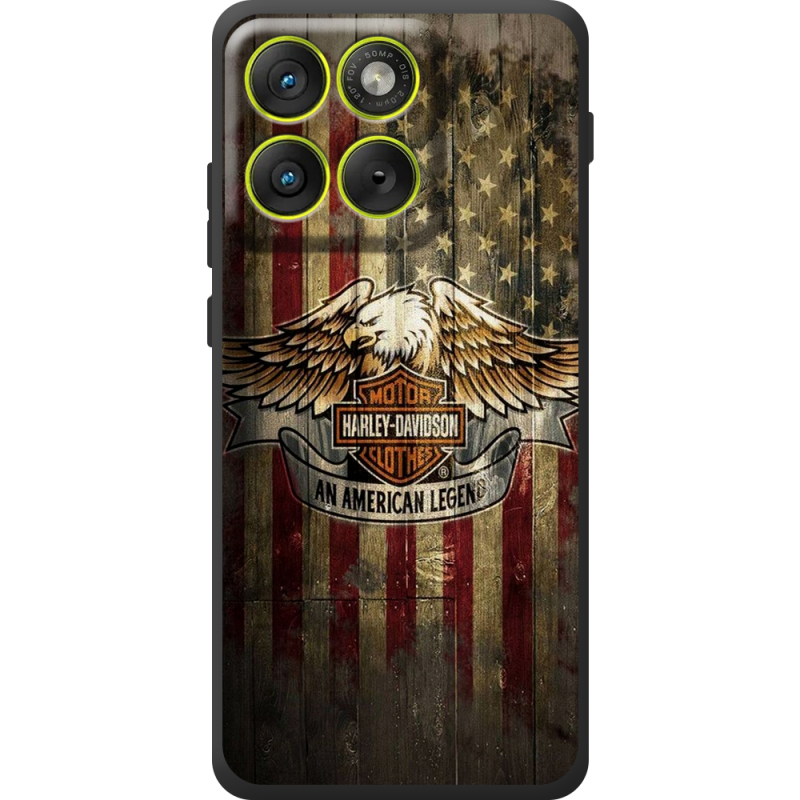 Чохол BoxFace Moto Edge 70 Harley An American Legend