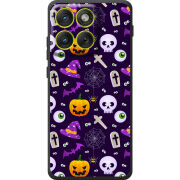 Чохол BoxFace Moto Edge 70 Halloween Purple Mood