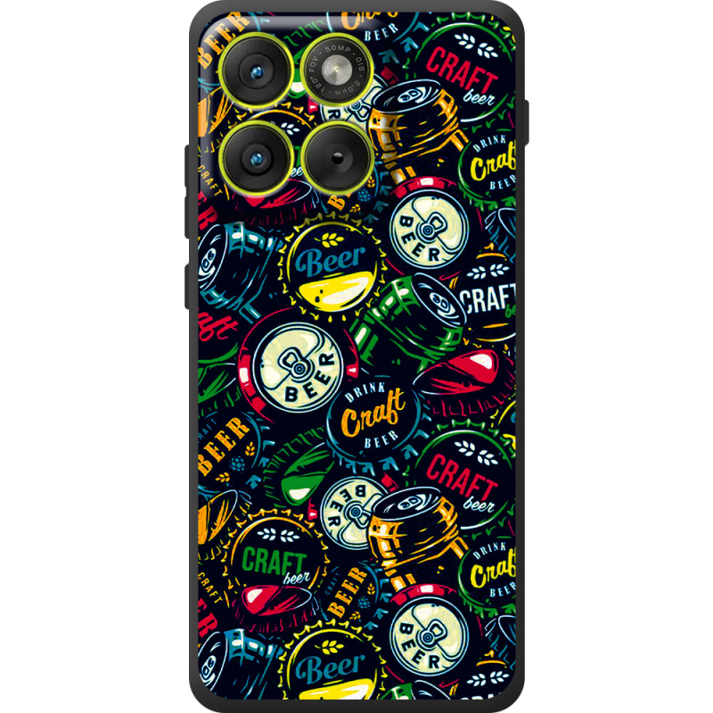 Чохол BoxFace Moto Edge 70 Bottle Caps