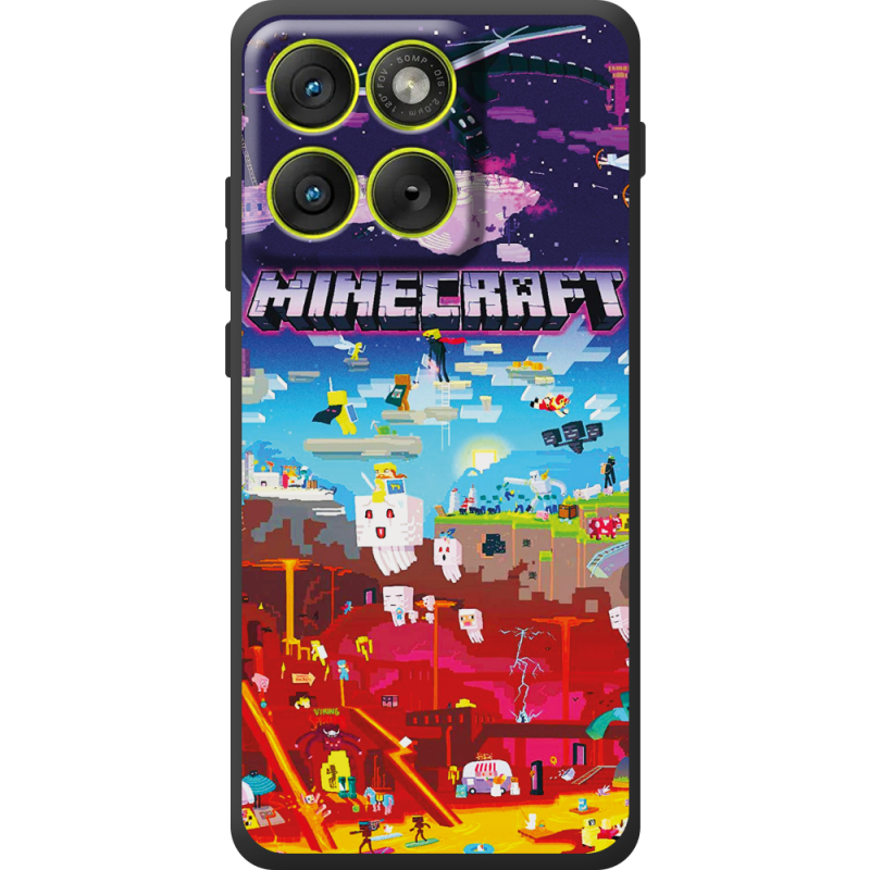 Чохол BoxFace Moto Edge 70 Minecraft World Beyond