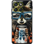 Чохол BoxFace Moto Edge 70 Енот с банкой
