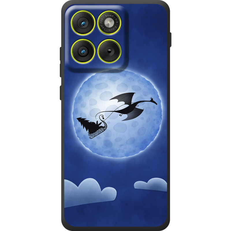 Чохол BoxFace Moto Edge 70 Christmas Dragon