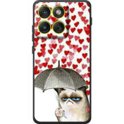 Чохол BoxFace Moto Edge 70 Raining Hearts