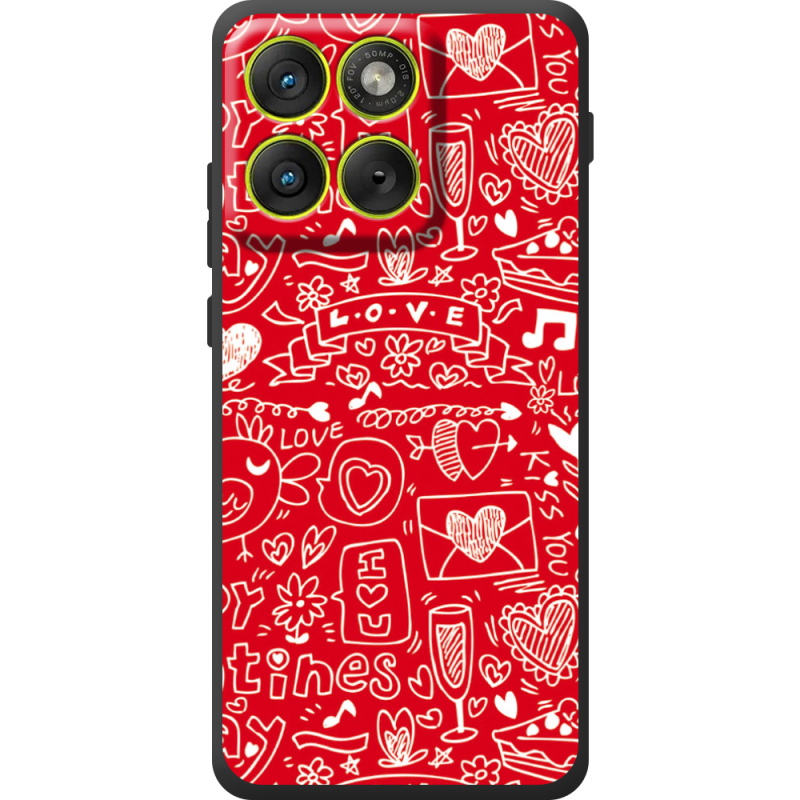 Чохол BoxFace Moto Edge 70 Happy Valentines