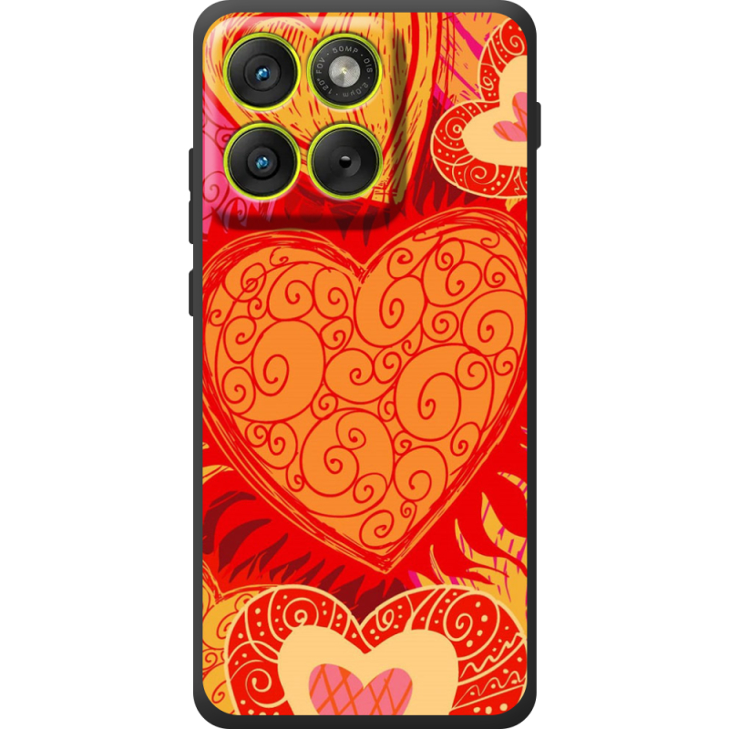 Чохол BoxFace Moto Edge 70 Warm Hearts