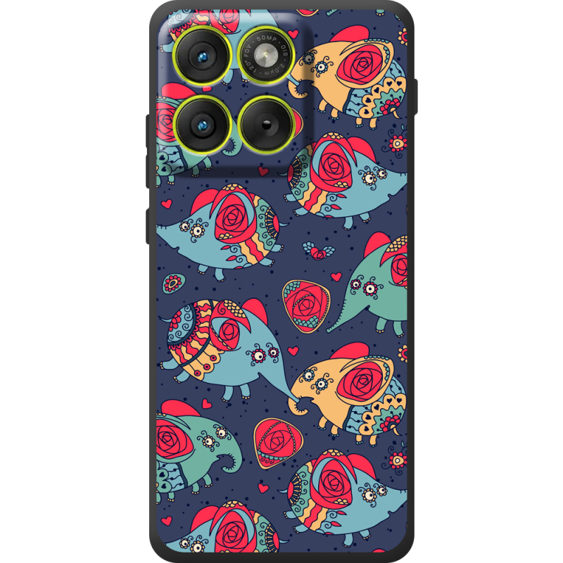 Чохол BoxFace Moto Edge 70 Flying Elephants