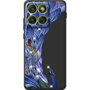 Чохол зі стразами Moto Edge 70 Peafowl
