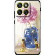 Чохол зі стразами Moto Edge 70 Little Boy and Girl