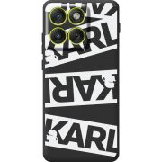 Чорний чохол BoxFace Moto Edge 70 White Karl