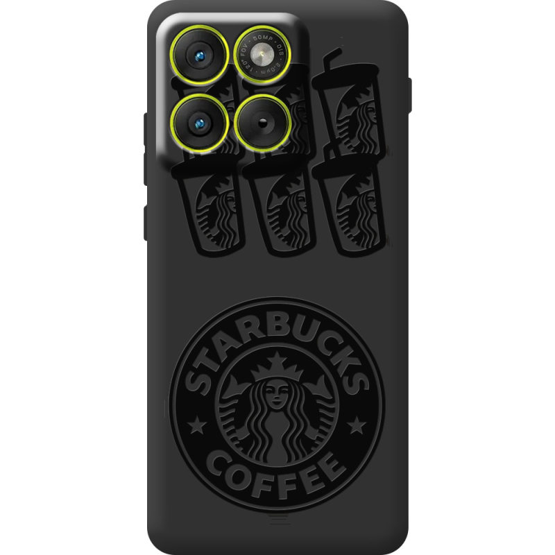 Чорний чохол BoxFace Moto Edge 70 Black Coffee