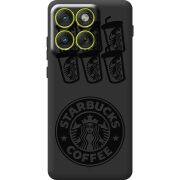 Чорний чохол BoxFace Moto Edge 70 Black Coffee