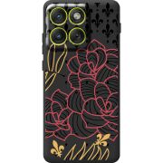 Чорний чохол BoxFace Moto Edge 70 FranceFlowers