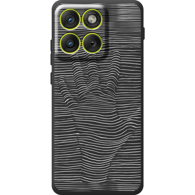 Чорний чохол BoxFace Moto Edge 70 Optical Hand