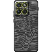 Чорний чохол BoxFace Moto Edge 70 Optical Hand