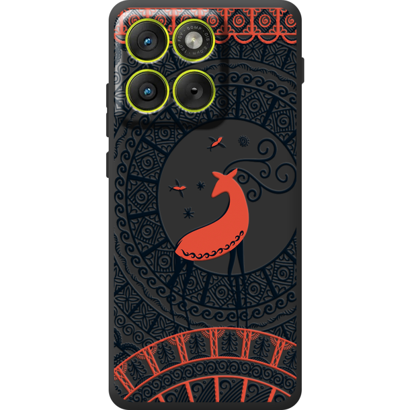 Чорний чохол BoxFace Moto Edge 70 Ornament