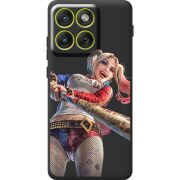 Чорний чохол BoxFace Moto Edge 70 Happy Harley Quinn